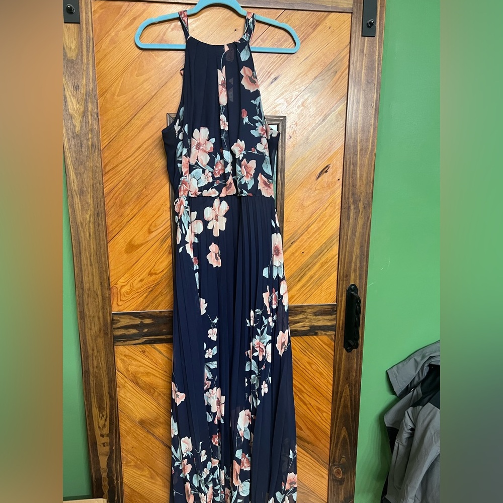 Premier Navy Floral Maxi Dress